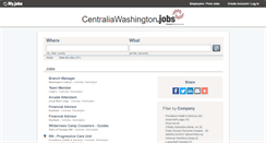 Desktop Screenshot of centraliawashington.jobs